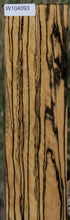 Load image into Gallery viewer, Exhibition Fiddleback Black and White Ebony Lumber