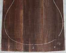 Load image into Gallery viewer, CITES Approved Brazilian Rosewood 3 Piece Back Set