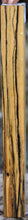 Load image into Gallery viewer, Figured Black and White Ebony Turning Square