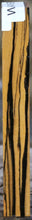 Load image into Gallery viewer, XF Figured Black and White Ebony Turning Square