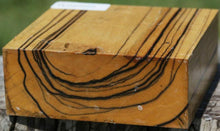 Load image into Gallery viewer, Black and White Ebony Bowl Blank
