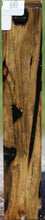Load image into Gallery viewer, Wormy Black and White Ebony Turning Square