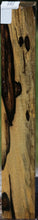 Load image into Gallery viewer, Wormy Black and White Ebony Turning Square