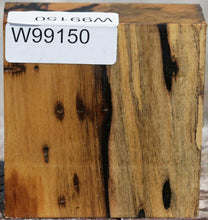 Load image into Gallery viewer, Wormy Black and White Ebony Bowl Blank