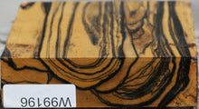Load image into Gallery viewer, Black and White Ebony Bowl Blank