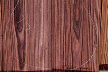 Load image into Gallery viewer, Rare Brazilian Kingwood Guitar Set (Dalbergia Caerensis)
