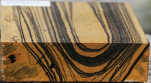 Load image into Gallery viewer, XF Figured Black and White Ebony Bowl Blank
